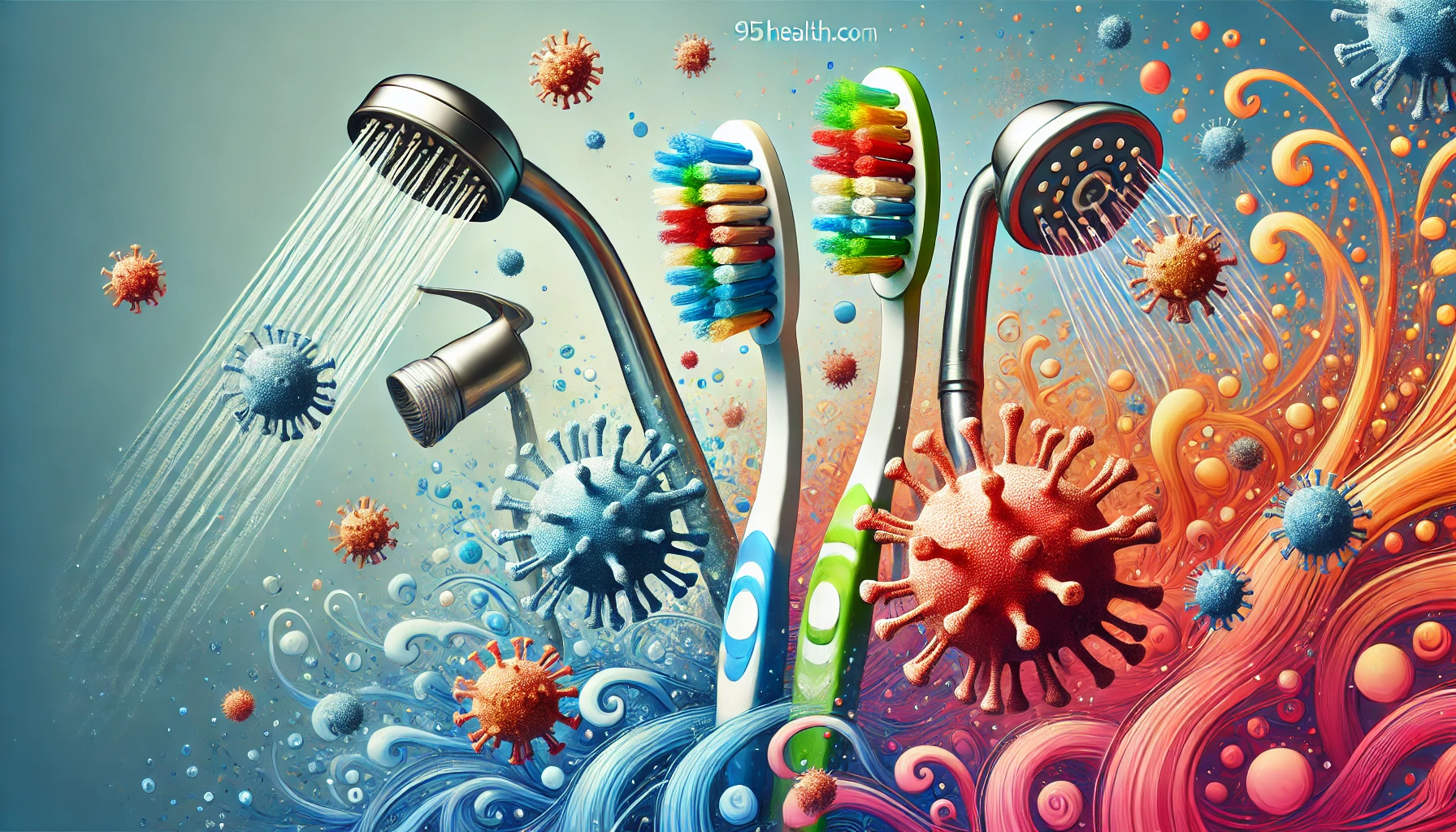 Toothbrushes and Showerheads: Hidden Virus Breeding Grounds - Illustrated Guide | 95health.com